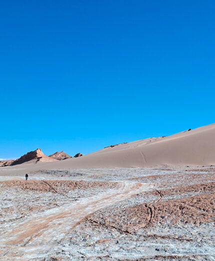 La Valle di Marte e quel puntino là in fondo, cbe è Rossella in fuga...
