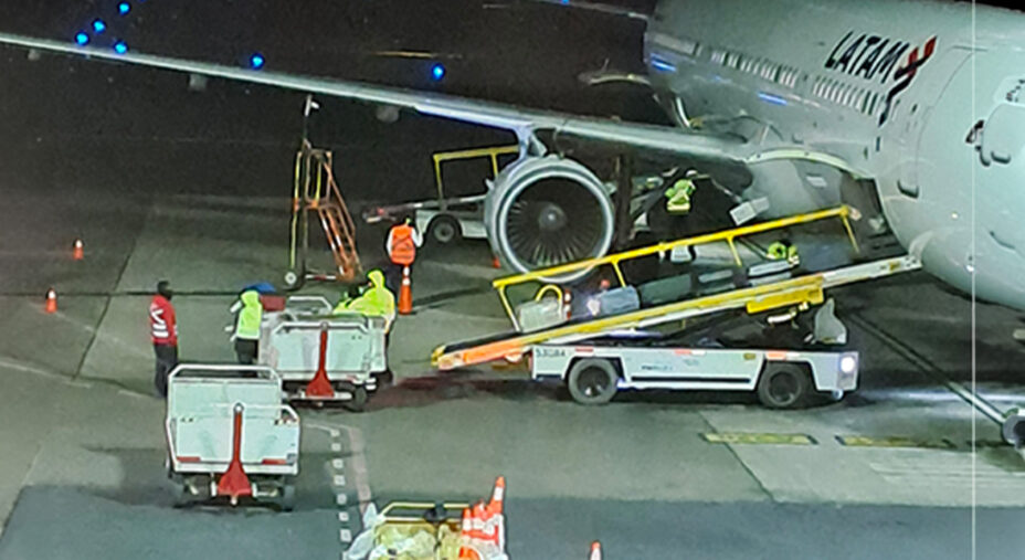 Le biciclette vengono caricate nell stiva dell'aereo, inizio a starmi un po' troppo abitudinario