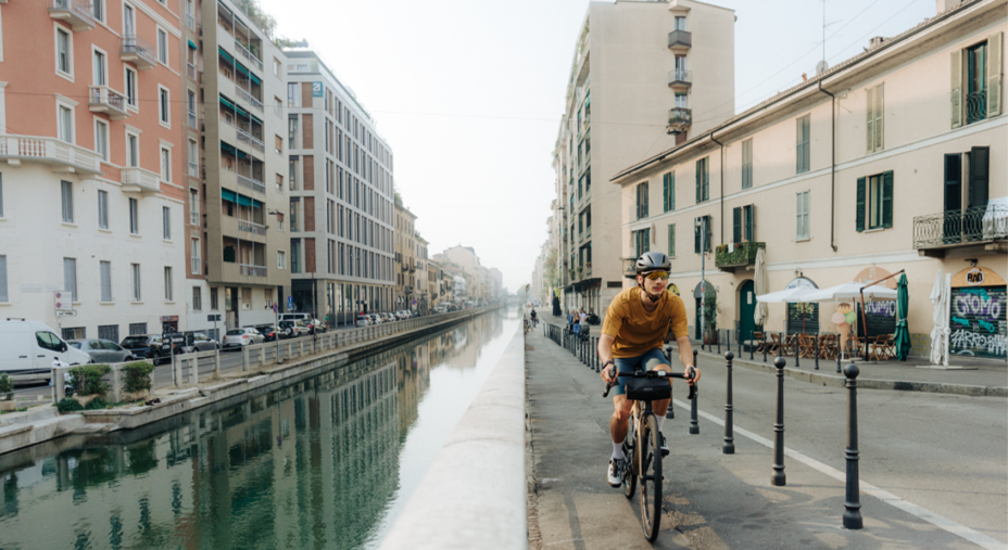 Milano, bicicletta, Navigli, gravel (foto Federico Ravassard)