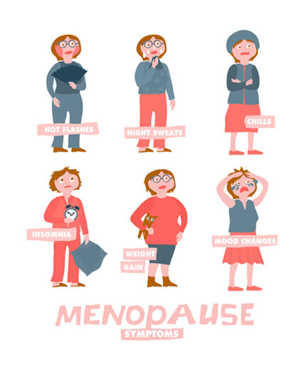 I sintomi della menopausa sono noti. Caldo e freddo. Insonnia. Aumento di peso. Cambiamenti di umore: la bici può regolarizzarne alcuni (depositphotos.com)