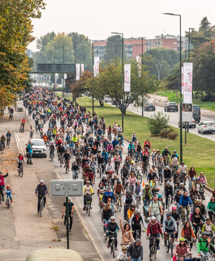 Sono 5 le azioni richieste dagli organizzatori del Bike Pride a Città di Torino, Città Metropolitana di Torino e Regione Piemonte (foto Attardo)