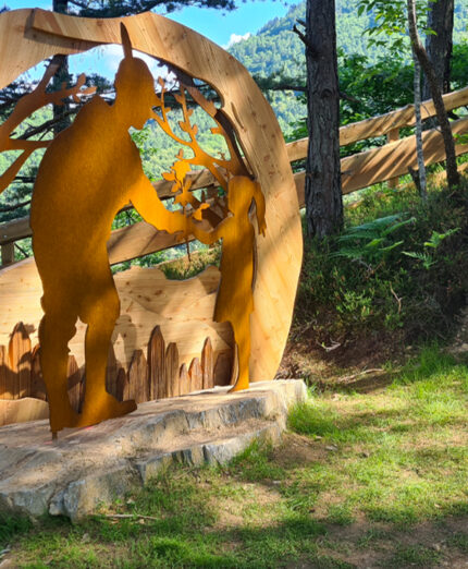 E uno nel Bosco della Memoria, inaugurato nel 2025 a Tenna (foto Visit Valsugana)