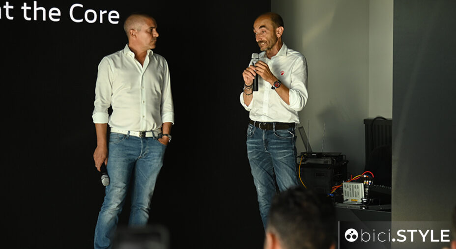 Due CEO sul palco: Philippe Zecchetto e Claudio Domenicali per Ducati