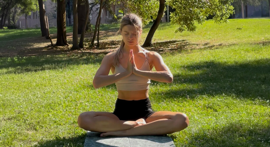 Beatrice Pontalti si è avvicinata allo yoga da un paio d'anni