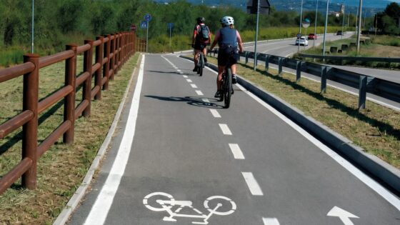 Ciclovia del Sole da Verona a Salionze (Valeggio sul Mincio), Veneto Strade