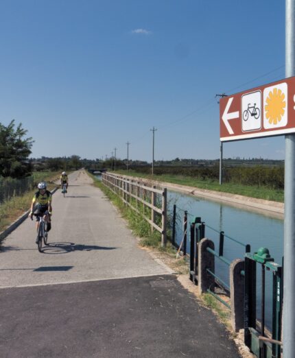 Ciclovia del Sole da Verona a Salionze (Valeggio sul Mincio), Veneto Strade