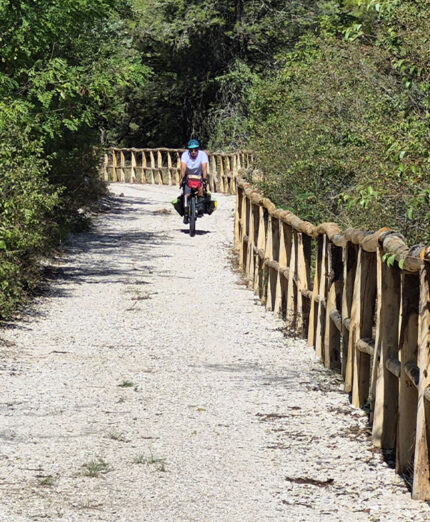 Lo sviluppo della Ciclovia è di circa 500 chilometri da Capo Sele (AV) a Santa Maria di Leuca (LE, foto Guido)