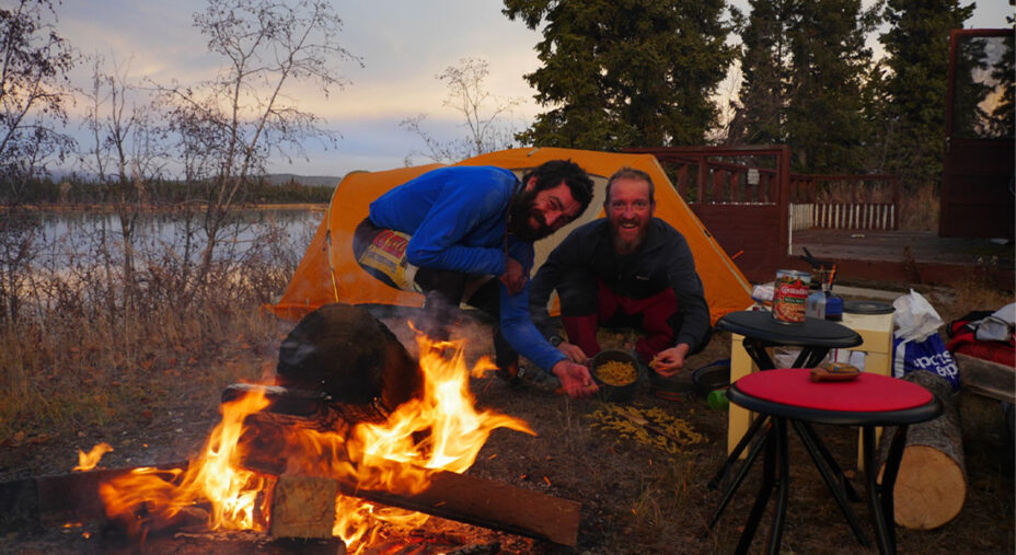 Dal Canada all’Alaska, il viaggio di Alberto e Fausto, tenda