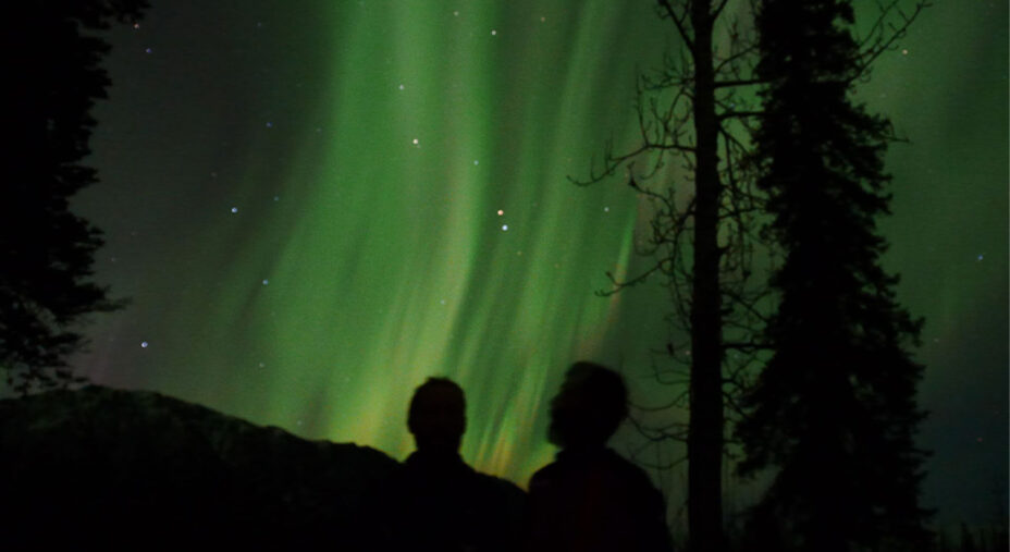 Dal Canada all’Alaska, il viaggio di Alberto e Fausto, aurora boreale