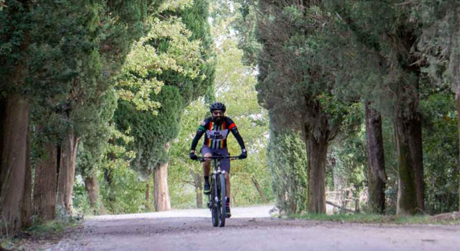 Il verde della Val d'Orcia si colora di mille sfumature nel periodo verso il Natale