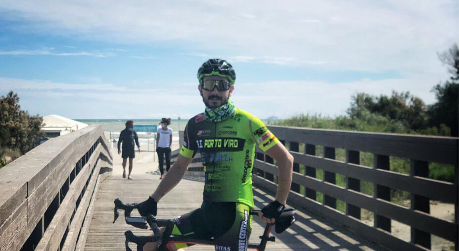 Fabio D'Imperio, titolare del negozio Bottega Bike che si è inventato il raduno cicloturistico per gravelisti