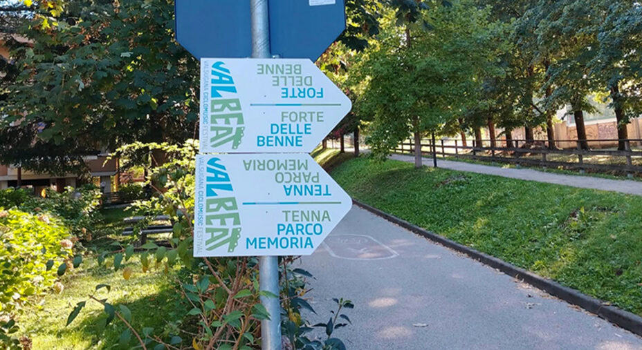 La segnaletica di Valbeat ha permesso ai cicloturisti di raggiungere le destinazioni prescelte