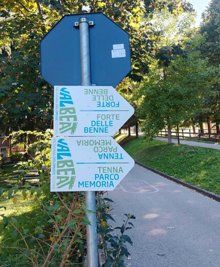 La segnaletica di Valbeat ha permesso ai cicloturisti di raggiungere le destinazioni prescelte