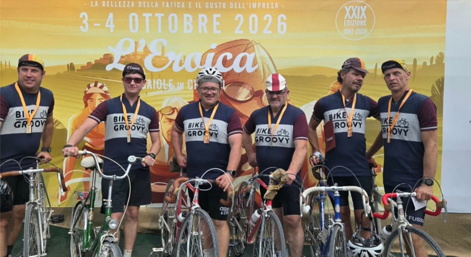 Il Team Bike Groovy a L'Eroica 2026