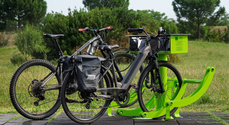 Clorofilla Bike, colonnina Biloba
