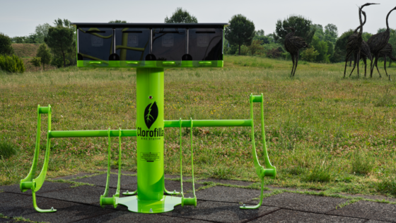 Clorofilla Bike, colonnina Biloba