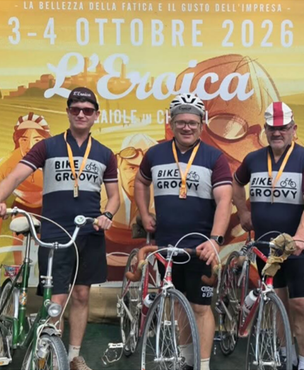 Il Team Bike Groovy a L'Eroica 2026