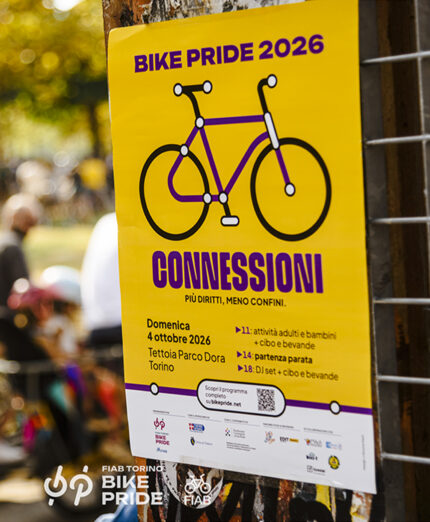 Il tema del Pride 2026 era Connessioni e la bici permette di crearne tante (foto Lorenzo Attardo)