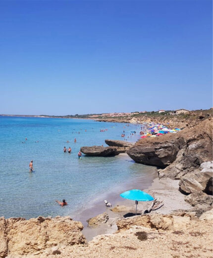 E questa è la sua spiaggia: capito perché Sardinia Gravel race è anche un'occasione di turismo? (foto Spinnaker)