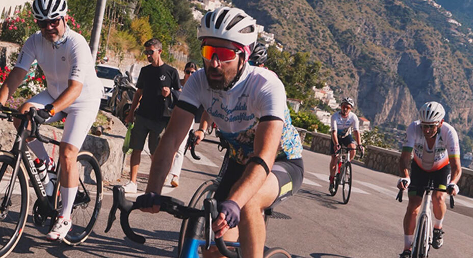 La Ciclpedalata della Costiera Amalfitana misurava 94 chilometri per 1.374 metri di dislivello