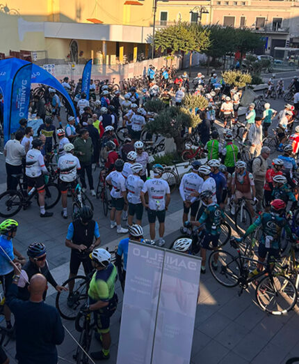 Partenza e arrivo a Sant'Antonio Abate, ultimo comune della privincia di Napoli, verso Salerno