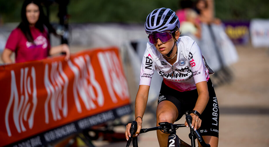 Vittoria Ruffilli era leader al via dell'ultima tappa, ma la foratura di cui parla è stata la causa del terzo posto finale (foto SGR 2026)