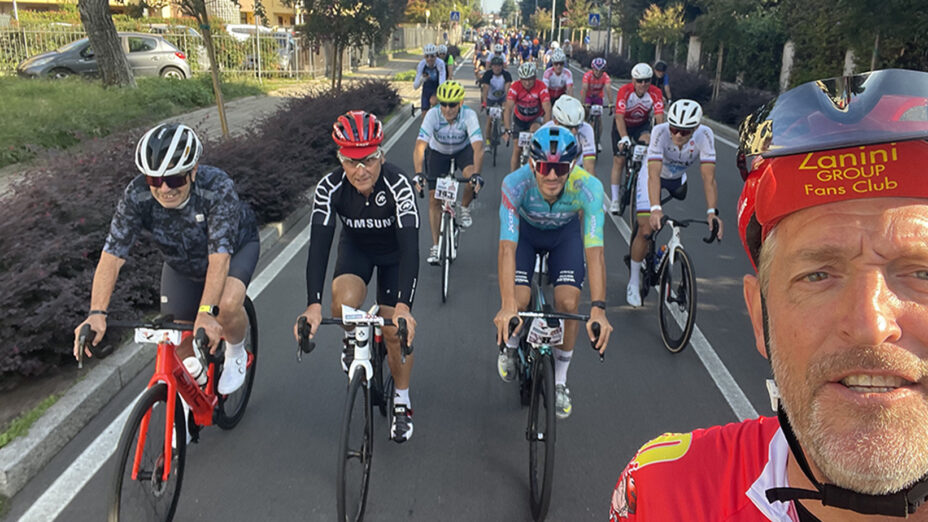 Pedala con Zazà 2026, Riccardo Magrini, Giuseppe Saronni, Davide Ballerini, Fabrizio Macchi, Stefano Zanini