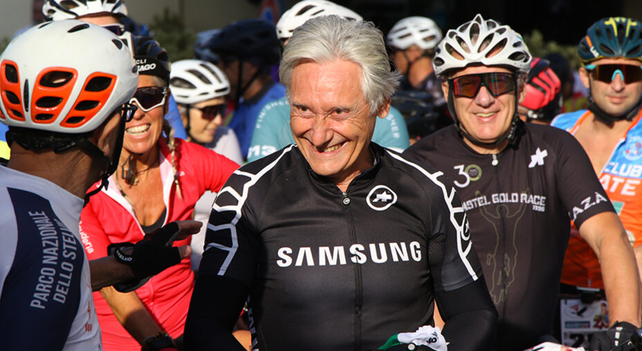 All'edizione 2026 di Pedala con Zazà c'era anche Saronni, uomo di due Giri vinti e anche un mondiale